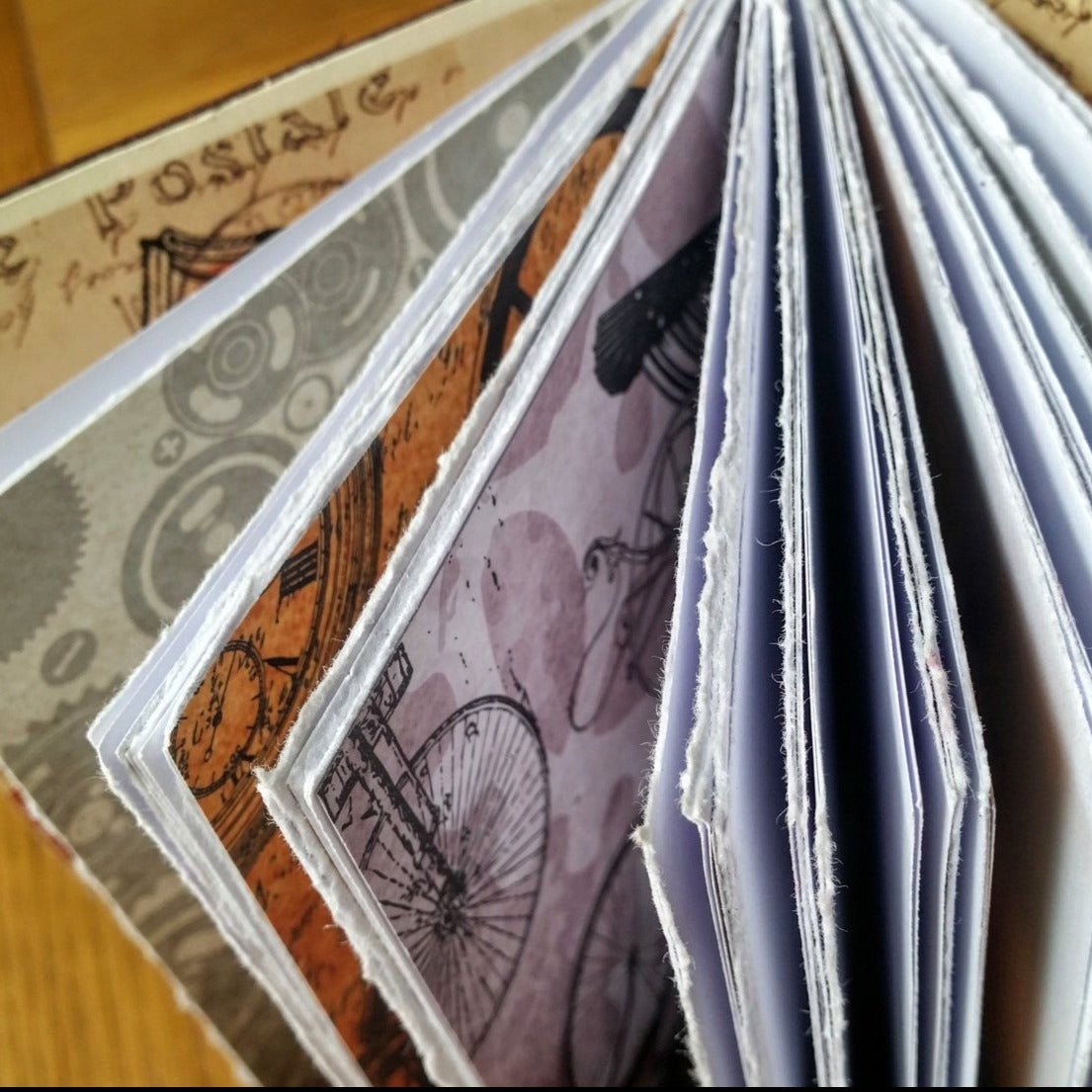 Cycling journal / biking notebook - Leather journal with a cycling theme for cyclists & bike lovers - Image 4