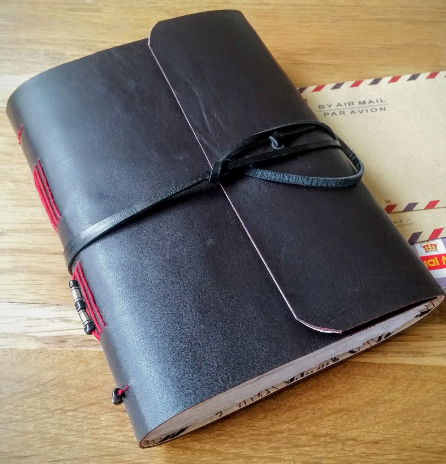 Cycling journal / biking notebook - Leather journal with a cycling theme for cyclists & bike lovers - Image 2