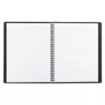 Duraflex Poly Notebook, 1-Subject, Medium/College Rule, Black Cover, (80) 11 x 8.5 Sheets - Image 2
