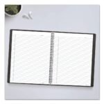 Duraflex Poly Notebook, 1-Subject, Medium/College Rule, Black Cover, (80) 11 x 8.5 Sheets - Image 4